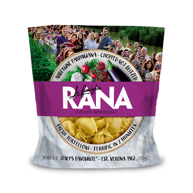 Rana Fresh Filled Pasta - Tortelloni Aubergine Parmigiana 250g