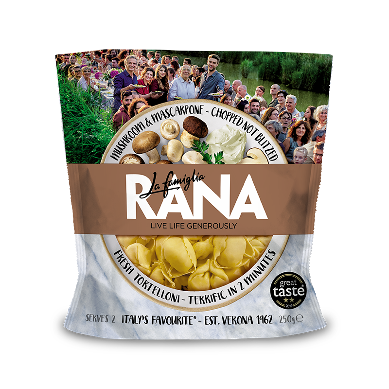 Rana Fresh Filled Pasta - Tortelloni Mushroom & Mascarpone 250g