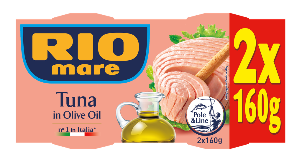 [10% OFF] Rio Mare Canned Tuna MPK - In Olive Oil (2x160g)