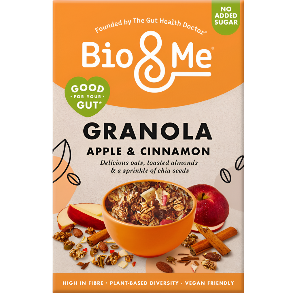Bio and Me Vegan Granola - Apple and Cinnamon X 5 X 360g