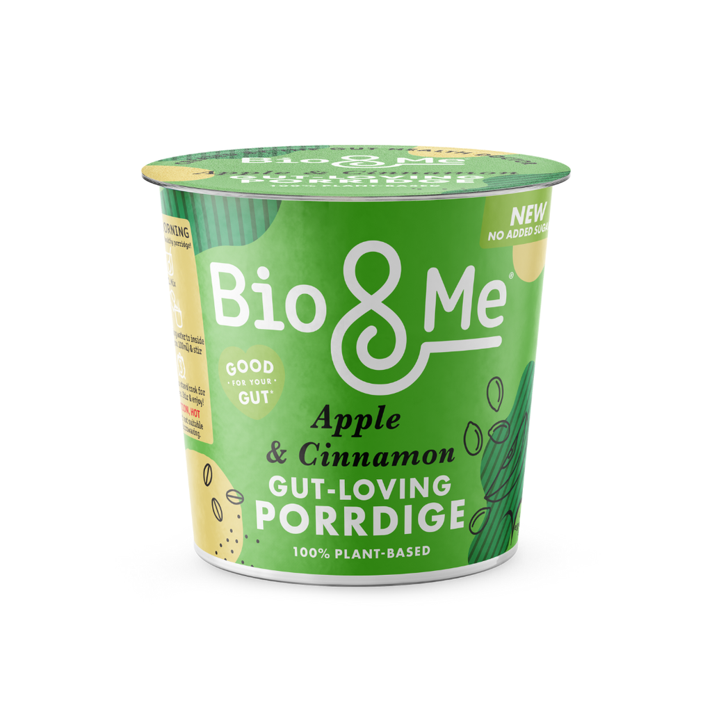 [15% OFF] Bio and Me Vegan Porridge Pot - Apple and Cinnamon X 8 X 65g