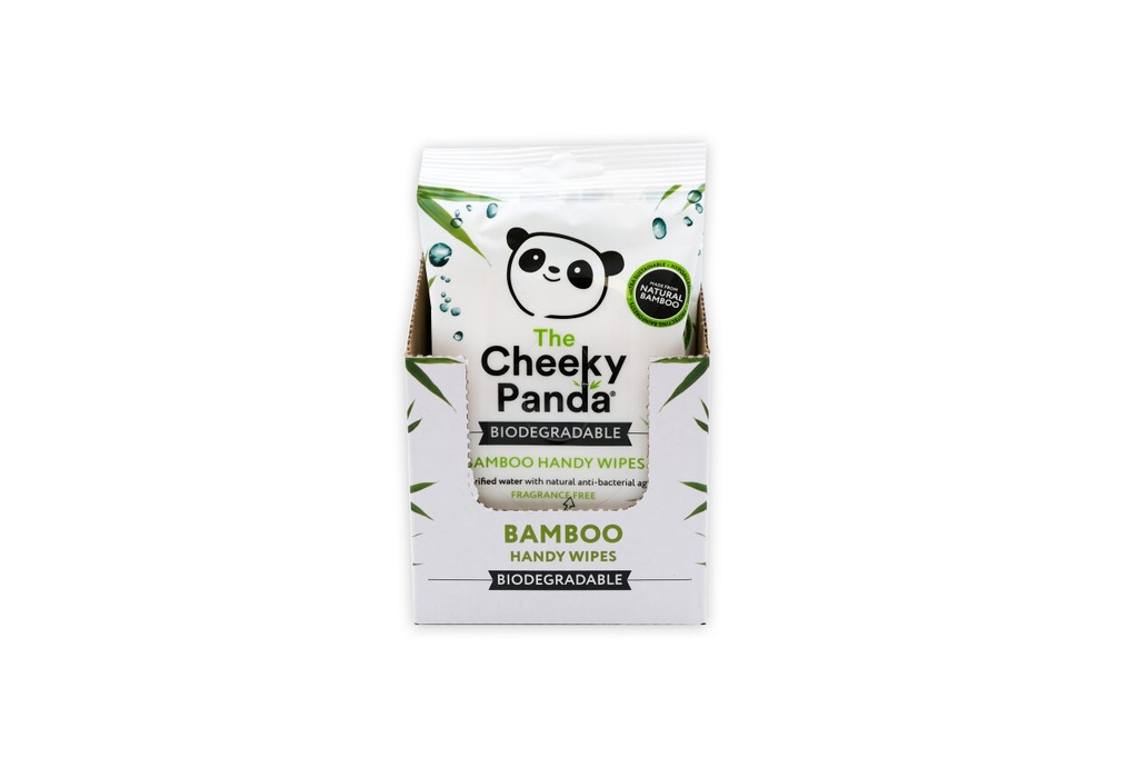 Cheeky Panda Bamboo Handy Wipes - 12 wipes