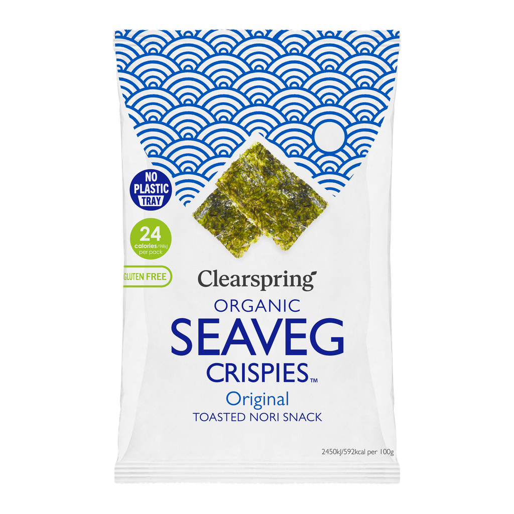 Clearspring Speciality Sea Veg - Organic Seaveg Crispies Orig SVC0103 X 20 X 4g