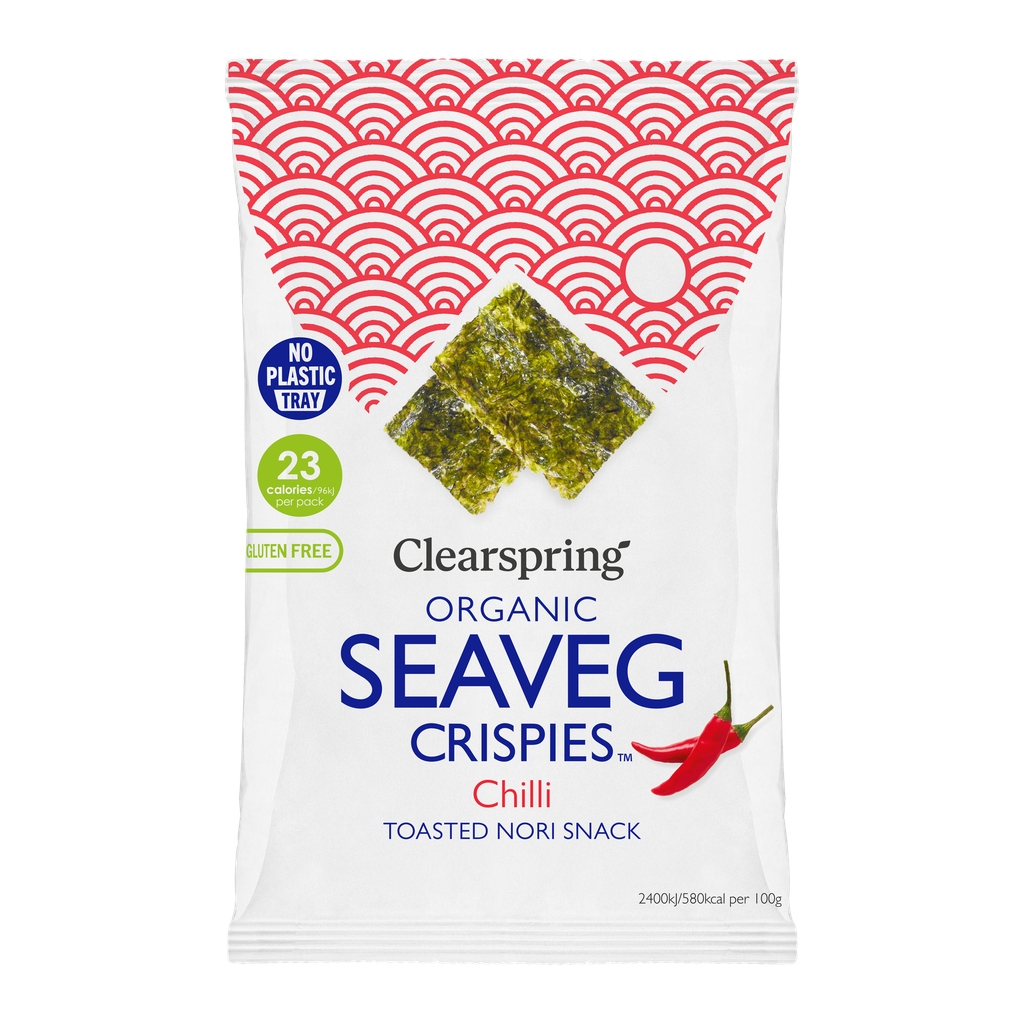 Clearspring Speciality Sea Veg - Organic Seaveg Crispies Chilli SVC0203 X 20 X 4g