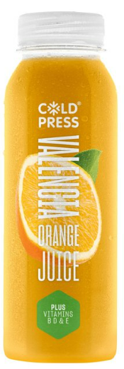 Coldpress Fruit Juice - SMALL Valencia Orange X 8 X 250ml