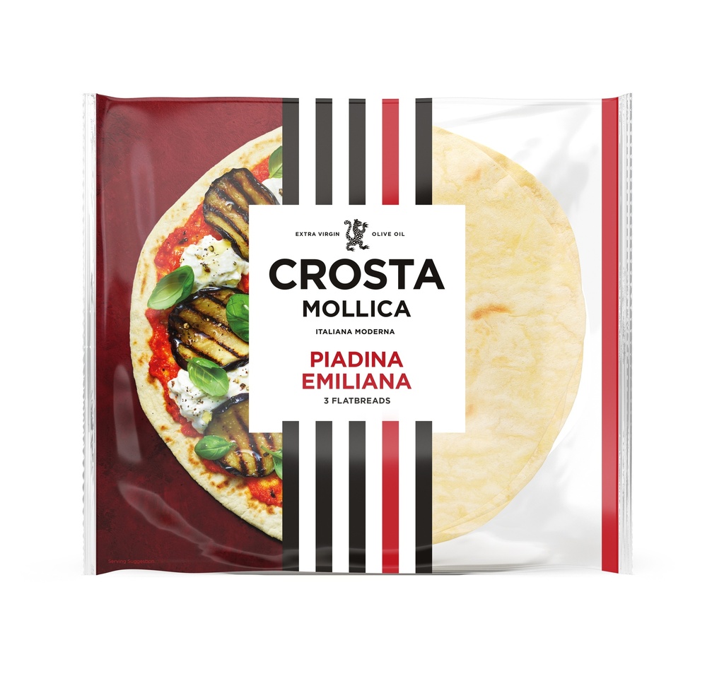 Crosta and Mollica Organic Piadina - Emiliana X 12 X 300g