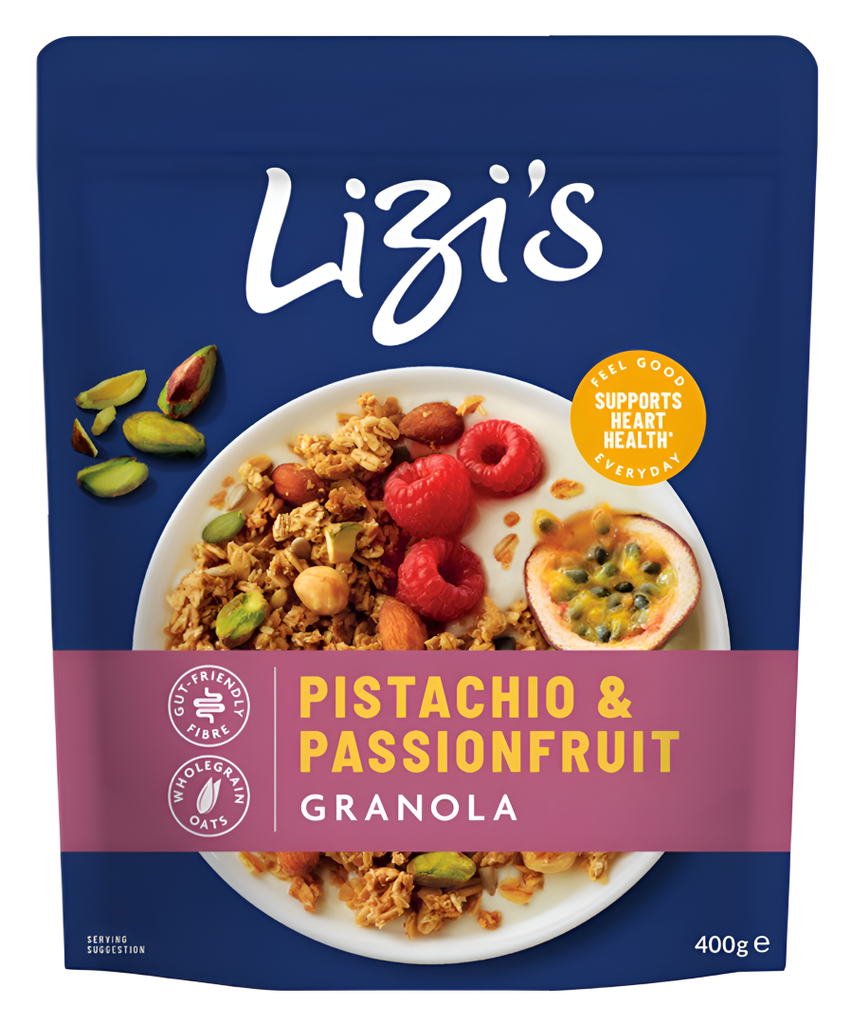 Lizis Granola - Passionfruit and Pistacchio 400g