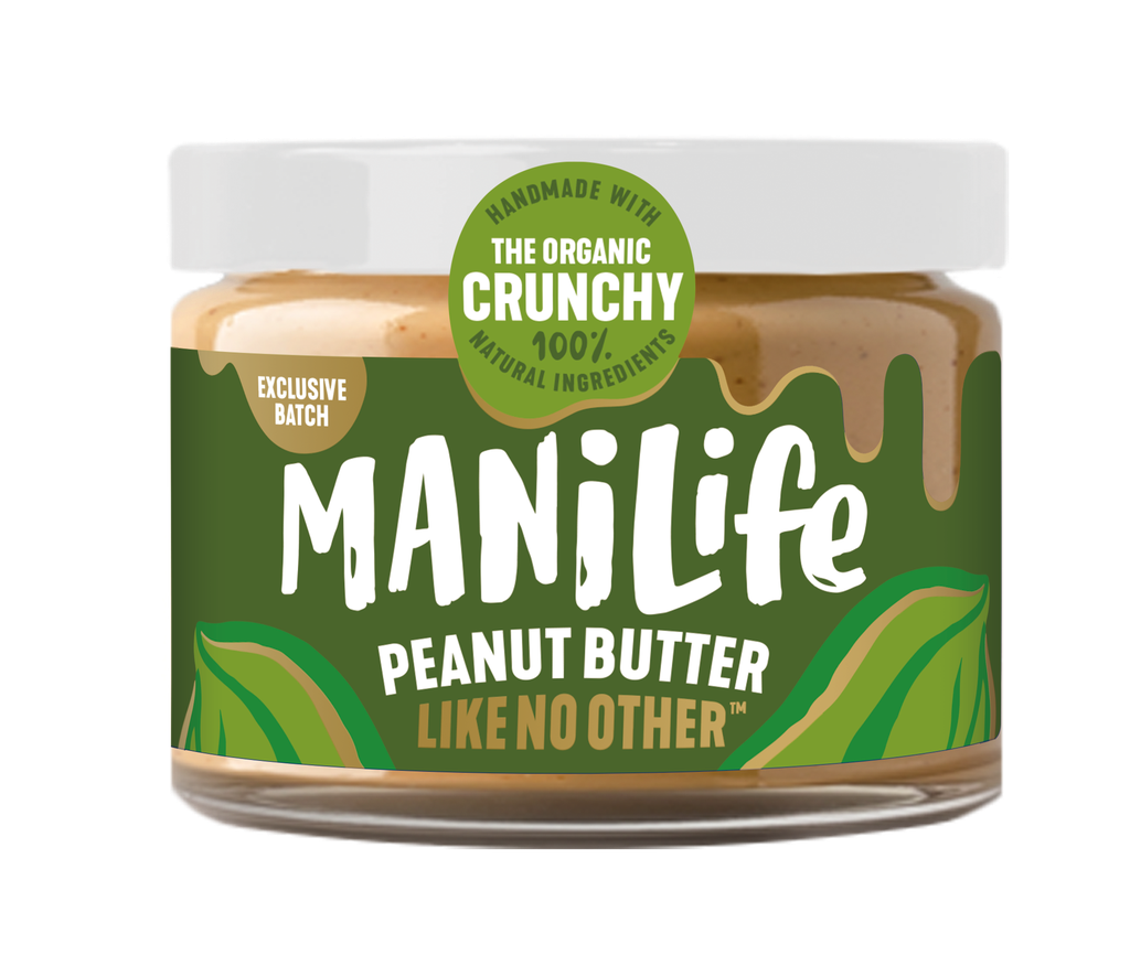 Manilife Peanut Butter - Organic Crunchy Peanut Butter X 6 X 275g