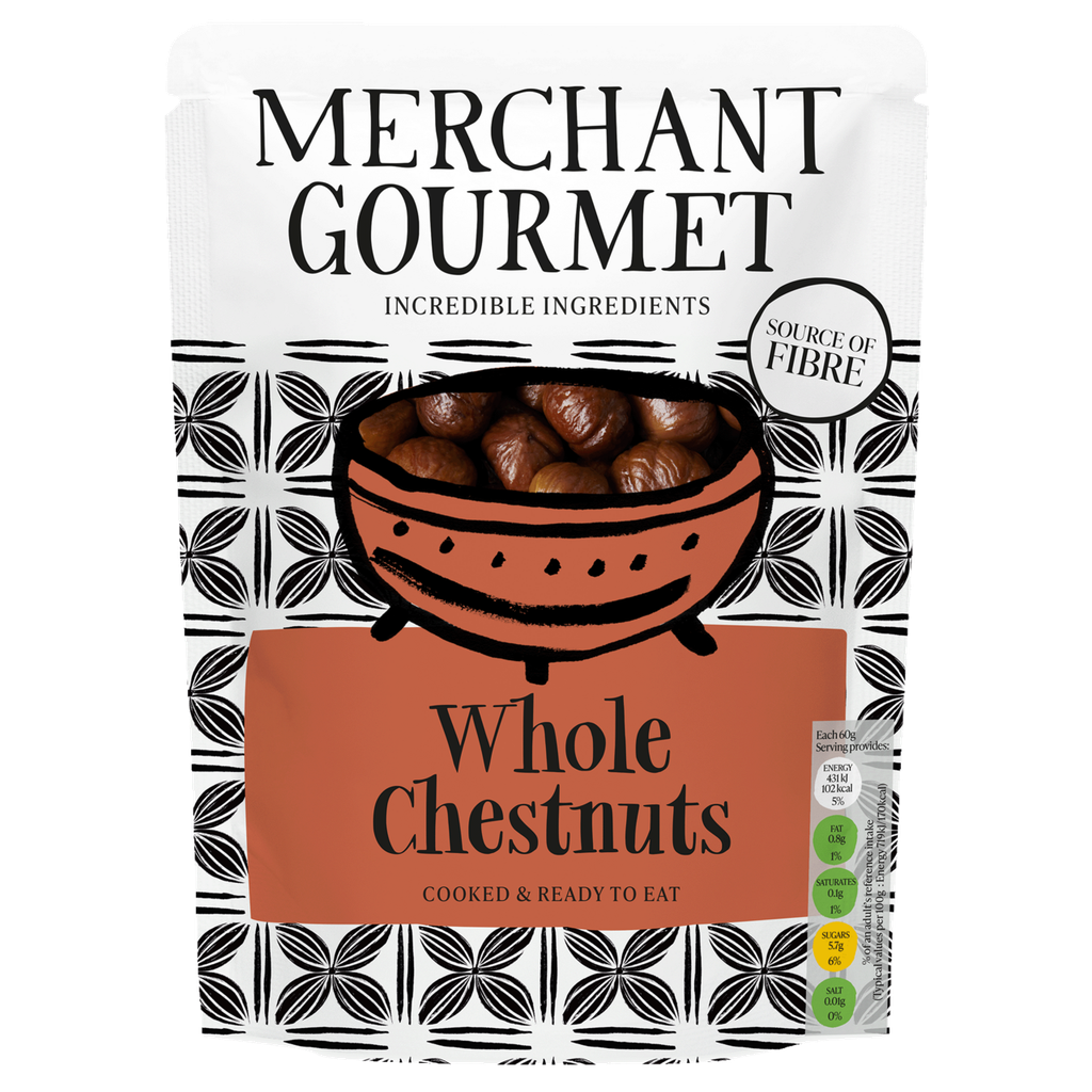 [PRODUCTION ISSUE] [15% OFF] Merchant Gourmet Chestnuts - Whole Chestnuts X 6 X 180g