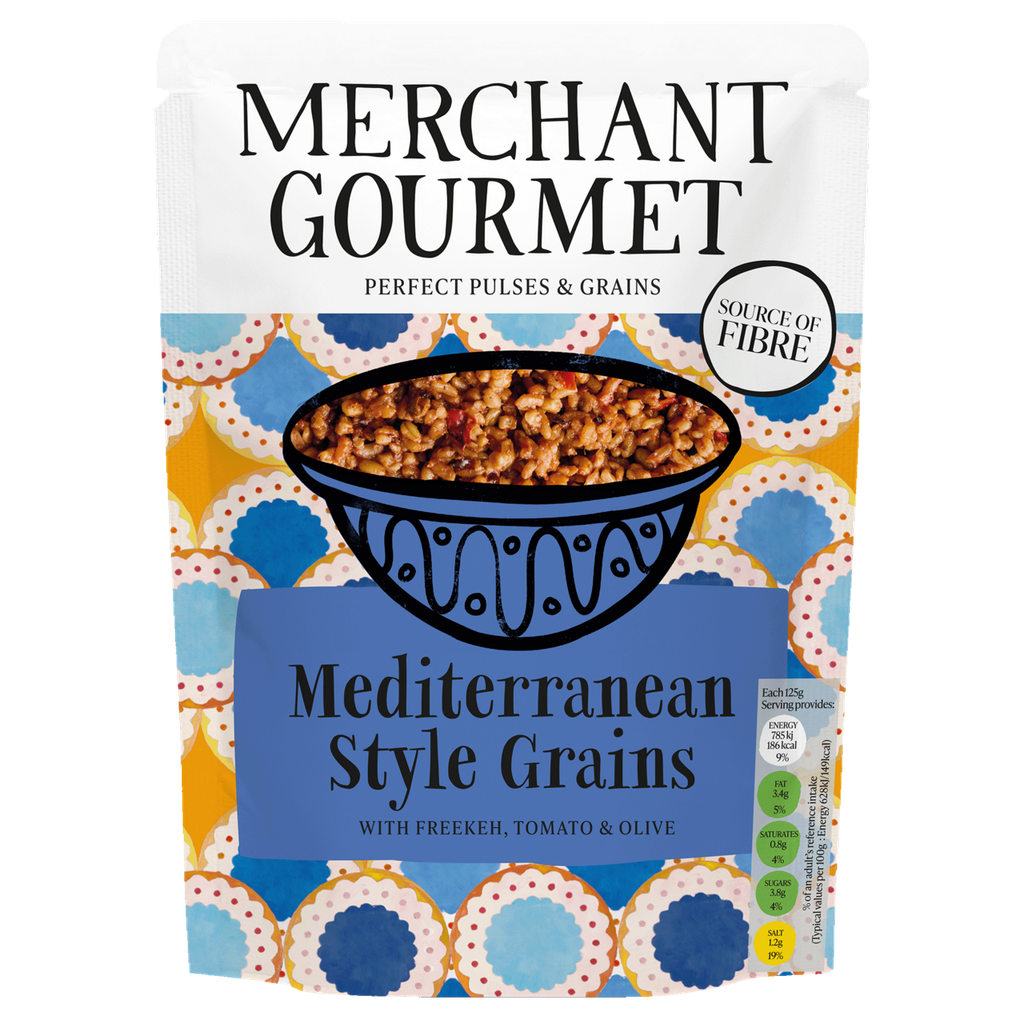 Merchant Gourmet Cooked Grains - Mediterranean Style Grains X 6 X 250g