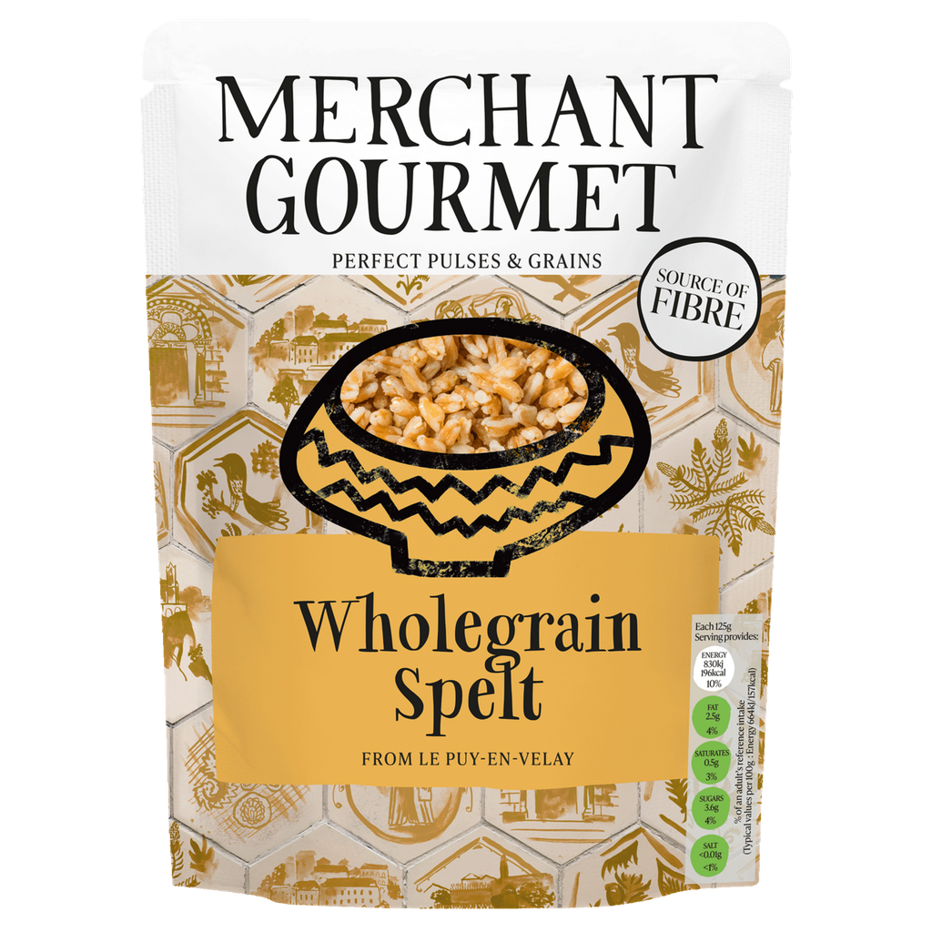 Merchant Gourmet Cooked Grains - Wholegrain Spelt X 6 X 250g
