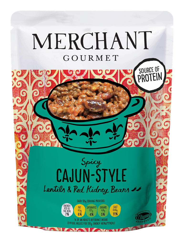 [15% OFF] Merchant Gourmet Cooked Pulses - Cajun Style Lentils X 6 X 250g