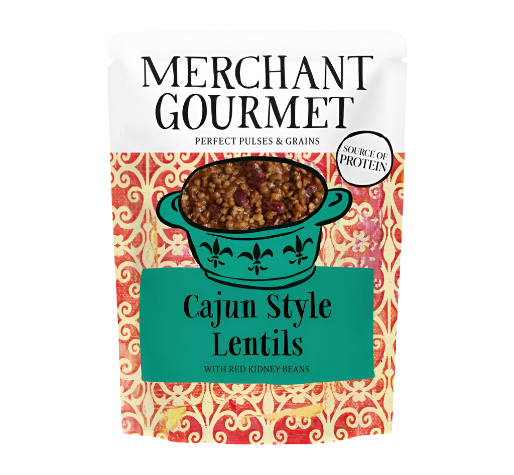 Merchant Gourmet Cooked Pulses - Cajun Style Lentils X 6 X 250g