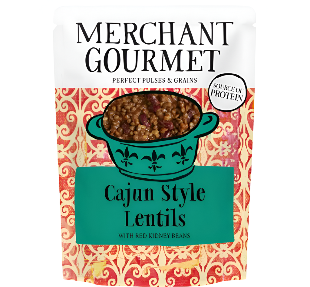 Merchant Gourmet Cooked Pulses - Cajun Style Lentils X 6 X 250g