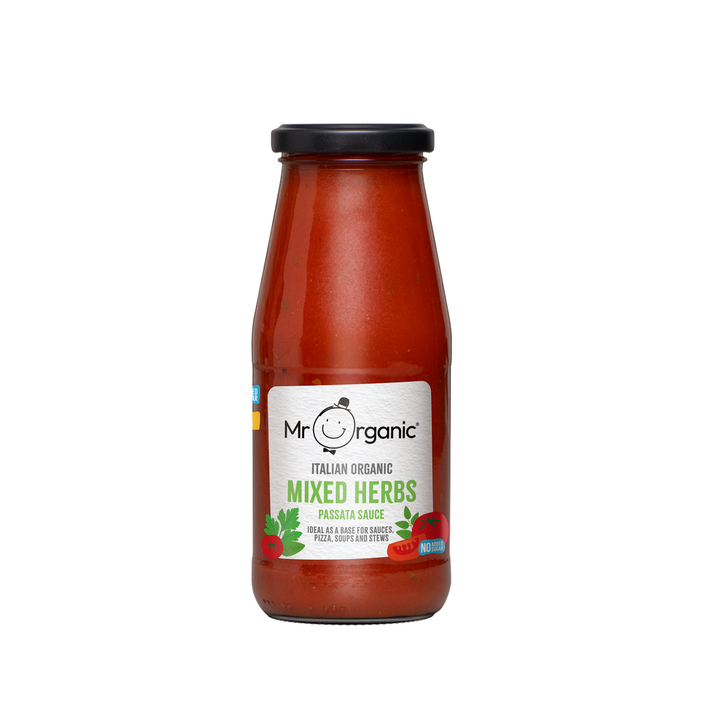 Mr Organic Passata - Mixed Herb Passata X 6 X 400g
