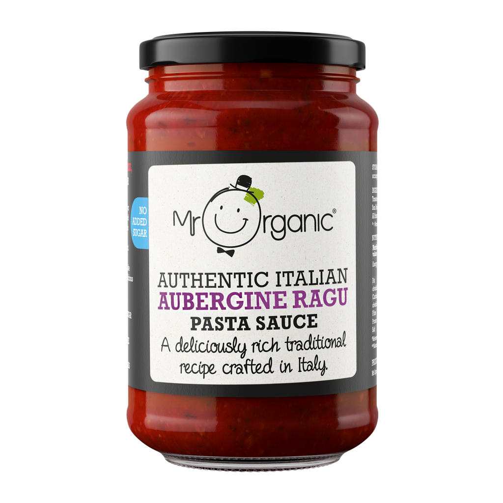 [15% OFF] Mr Organic Pasta Sauce - JAR Aubergine Ragu X 6 X 350g