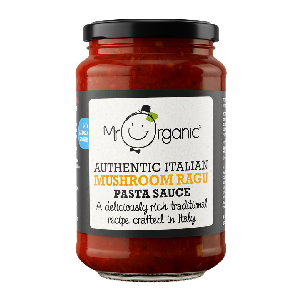 Mr Organic Pasta Sauce - JAR Mushroom Ragu X 6 X 350g