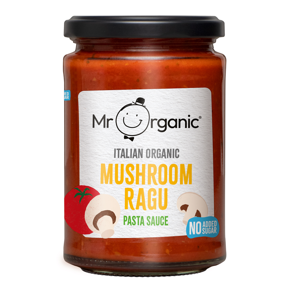 Mr Organic Pasta Sauce - JAR Mushroom Ragu X 6 X 350g