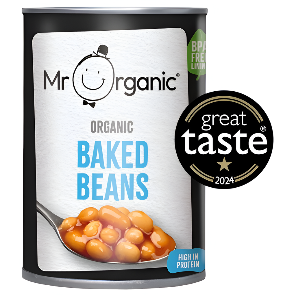 Mr Organic Vegetable Cans - Baked Beans X 12 X 400g