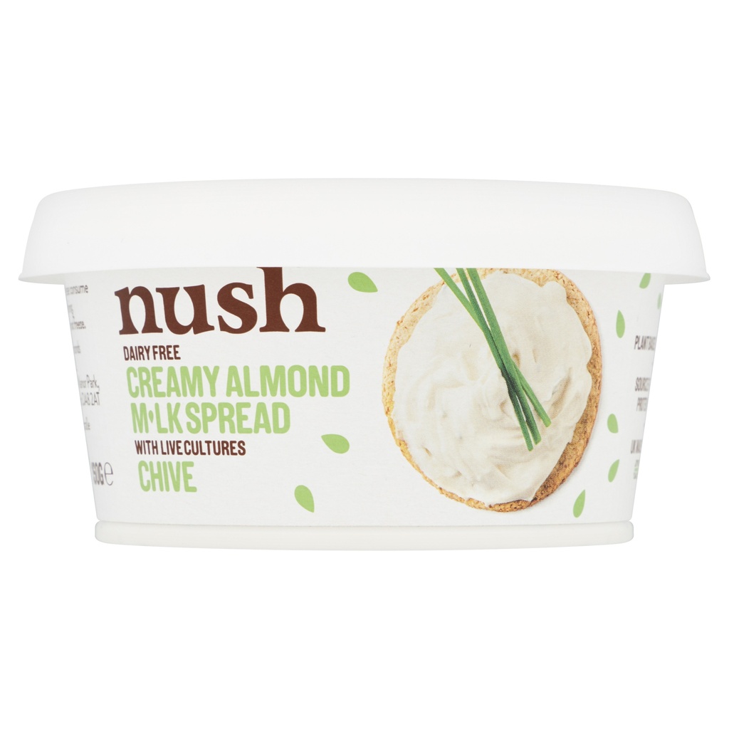 Nush Vegan Almond Spread - Creamy Chive 150g