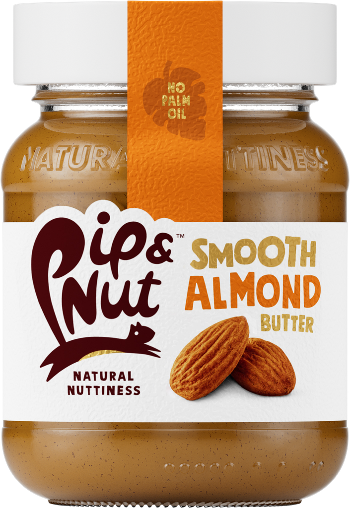 Pip and Nut Almond Butter - SMALL Smooth X 6 X 170g