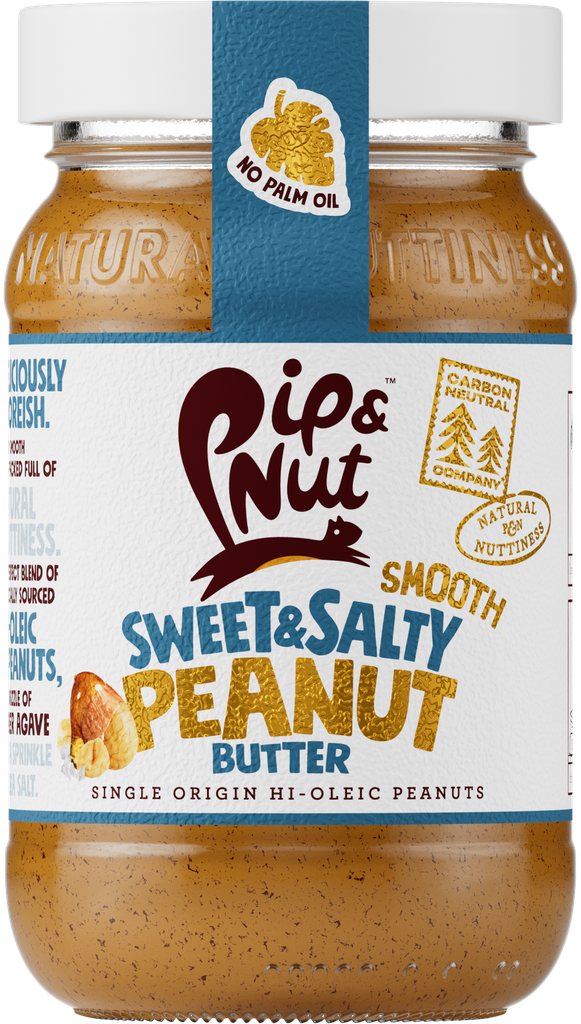 [15% OFF] Pip and Nut Peanut Butter - SMALL Sweet and Salty Smooth X 6 X 300g