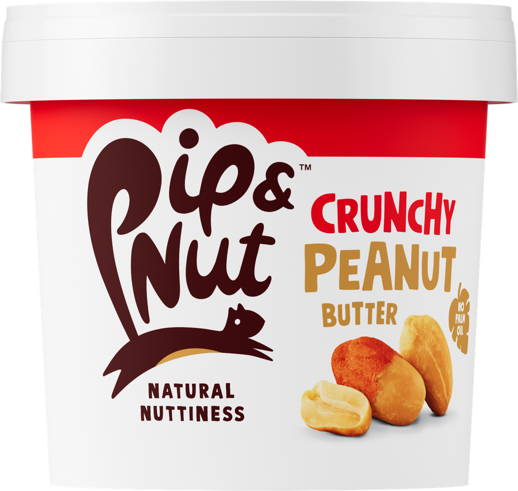 Pip and Nut Peanut Butter - LARGE Crunchy X 3 X 1kg