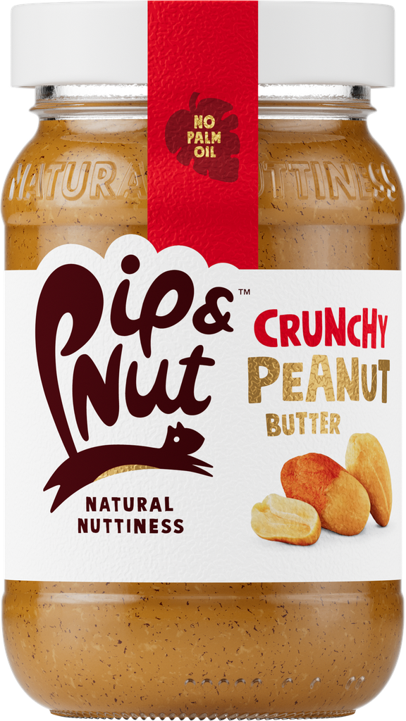 Pip and Nut Peanut Butter - SMALL Crunchy X 6 X 300g
