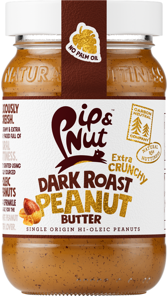[15% OFF] Pip and Nut Peanut Butter - SMALL Dark Roast Crunchy X 6 X 300g