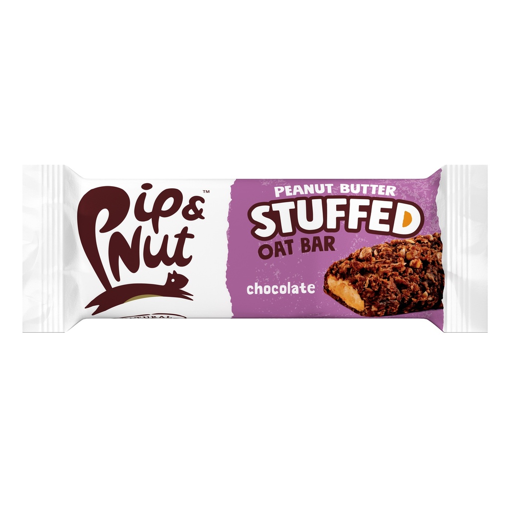 Pip and Nut Peanut Butter Oat Bar - Chocolate X 15 X 48g
