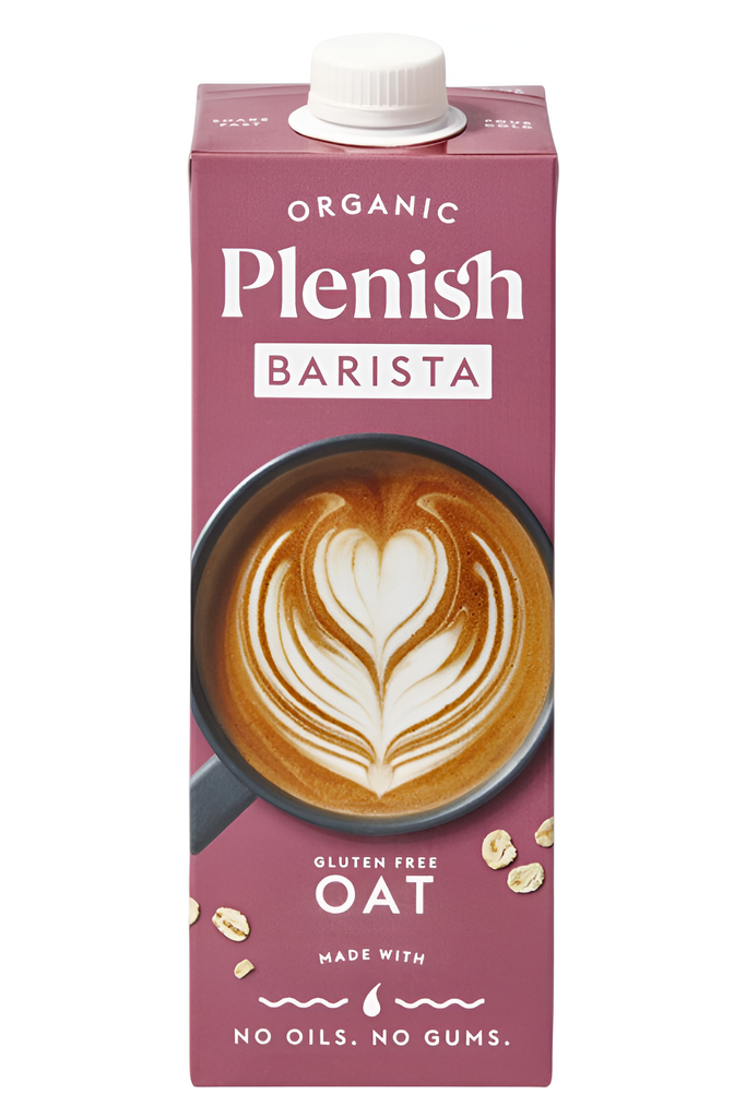 Plenish Organic Plant Based Milk - BARISTA Oat X 6 X 1L