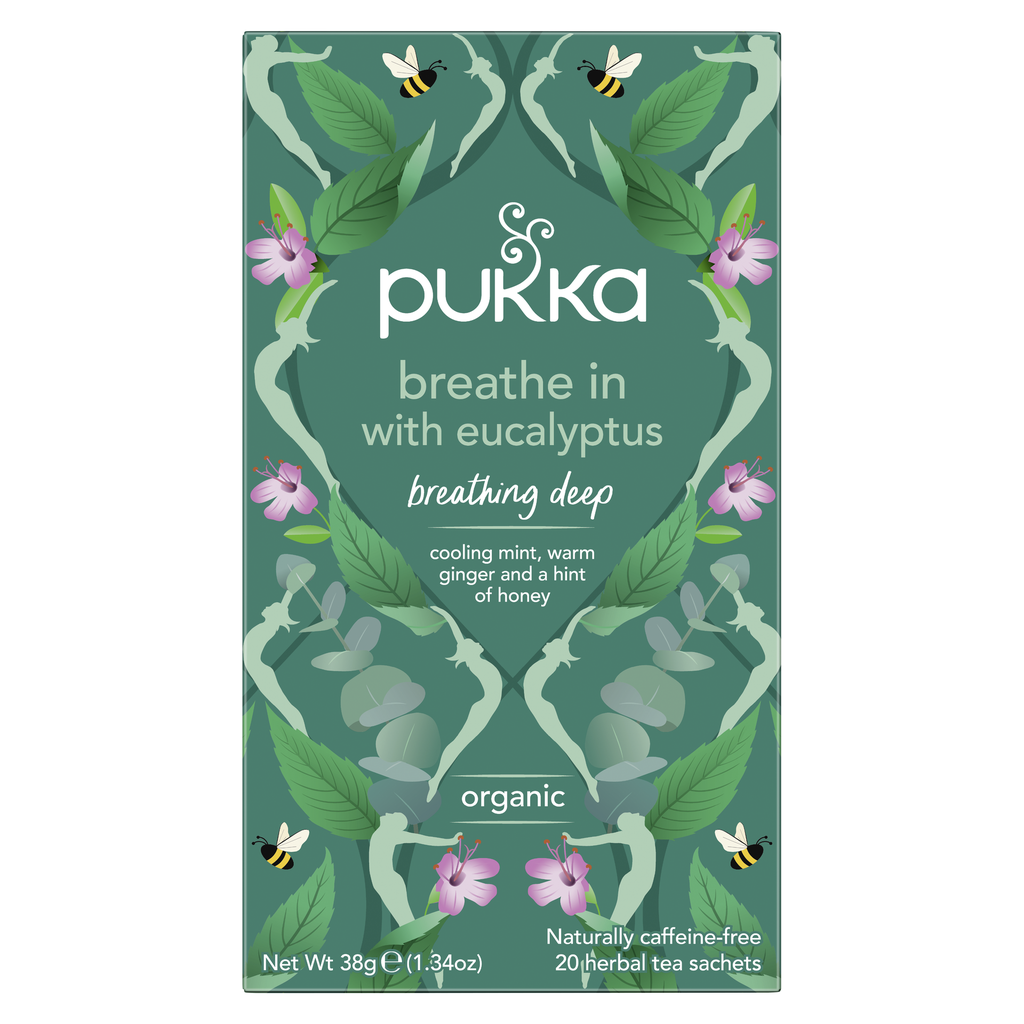 [15% OFF] Pukka Organic Teas - Breathe In X 4 X 20pc