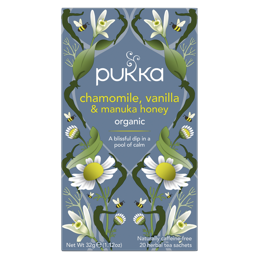 Pukka Organic Teas - Chamomile, Vanilla & Manuka Honey X 4 X 20pc