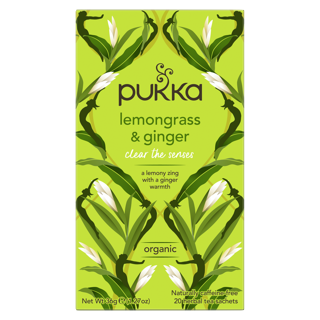 Pukka Organic Teas - Lemongrass & Ginger X 4 X 20pc