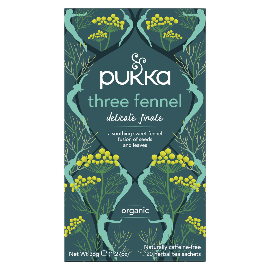 Pukka Organic Teas - Three Fennel X 4 X 20pc