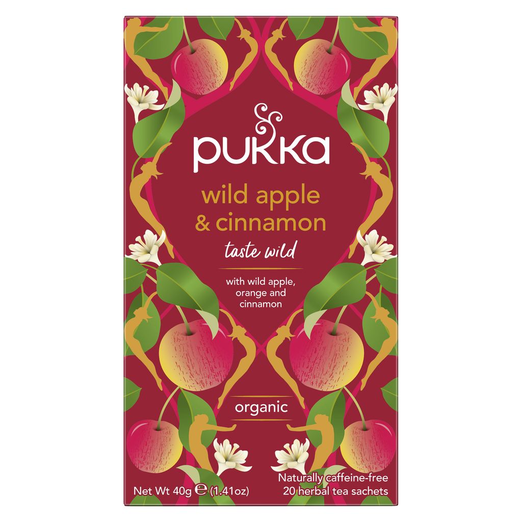 Pukka Organic Teas - Wild Apple & Cinnamon X 4 X 20pc