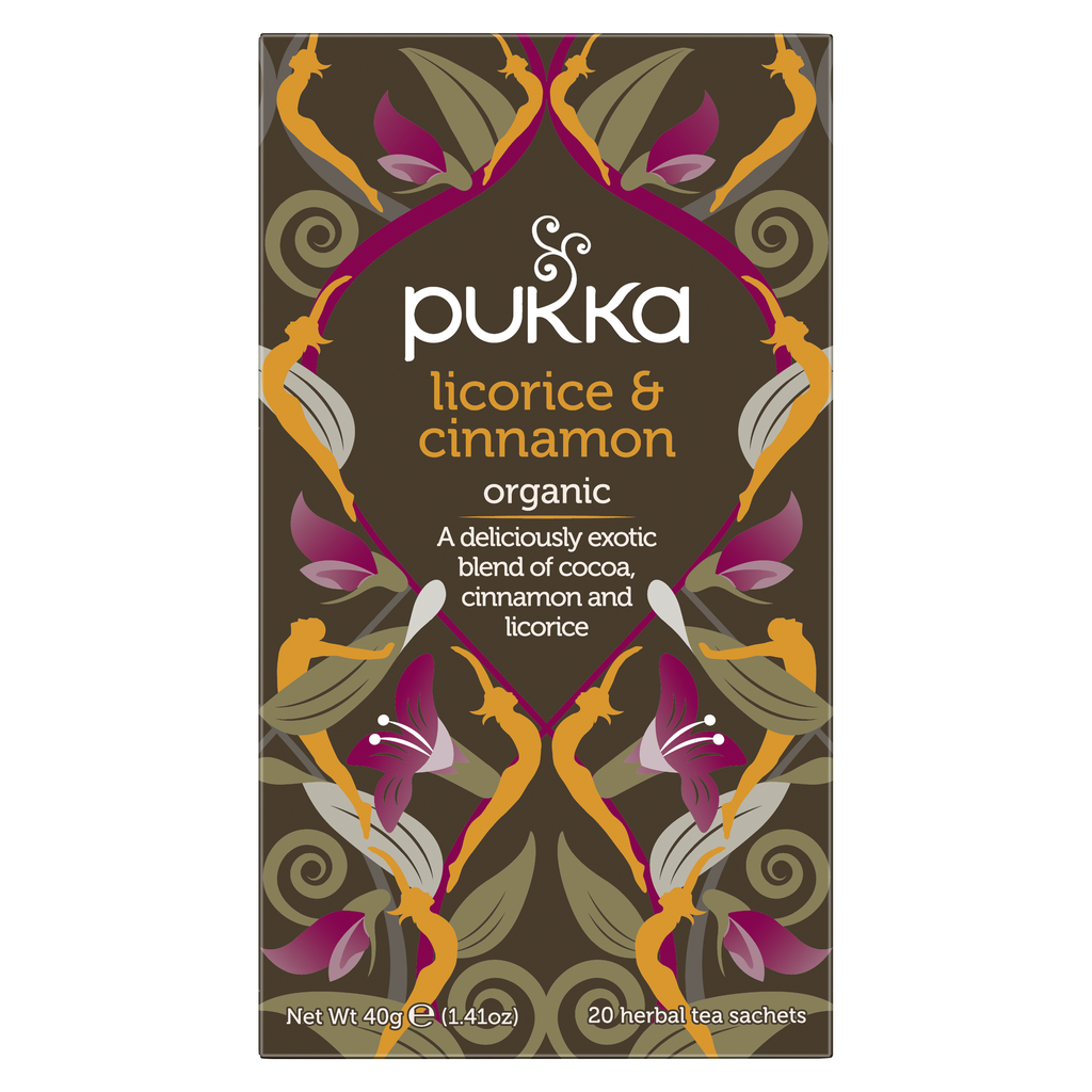 Pukka Organic Teas - Licorice & Cinnamon X 4 X 20pc