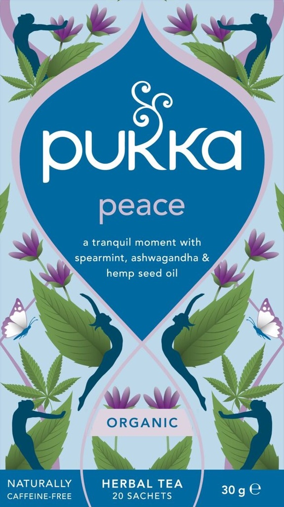 Pukka Organic Teas - Peace X 4 X 20pc