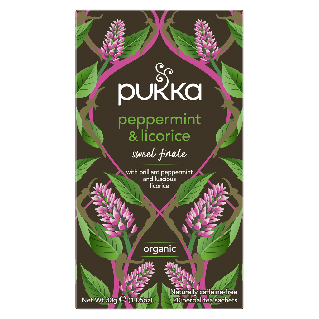 Pukka Organic Teas - Peppermint & Licorice X 4 X 20pc