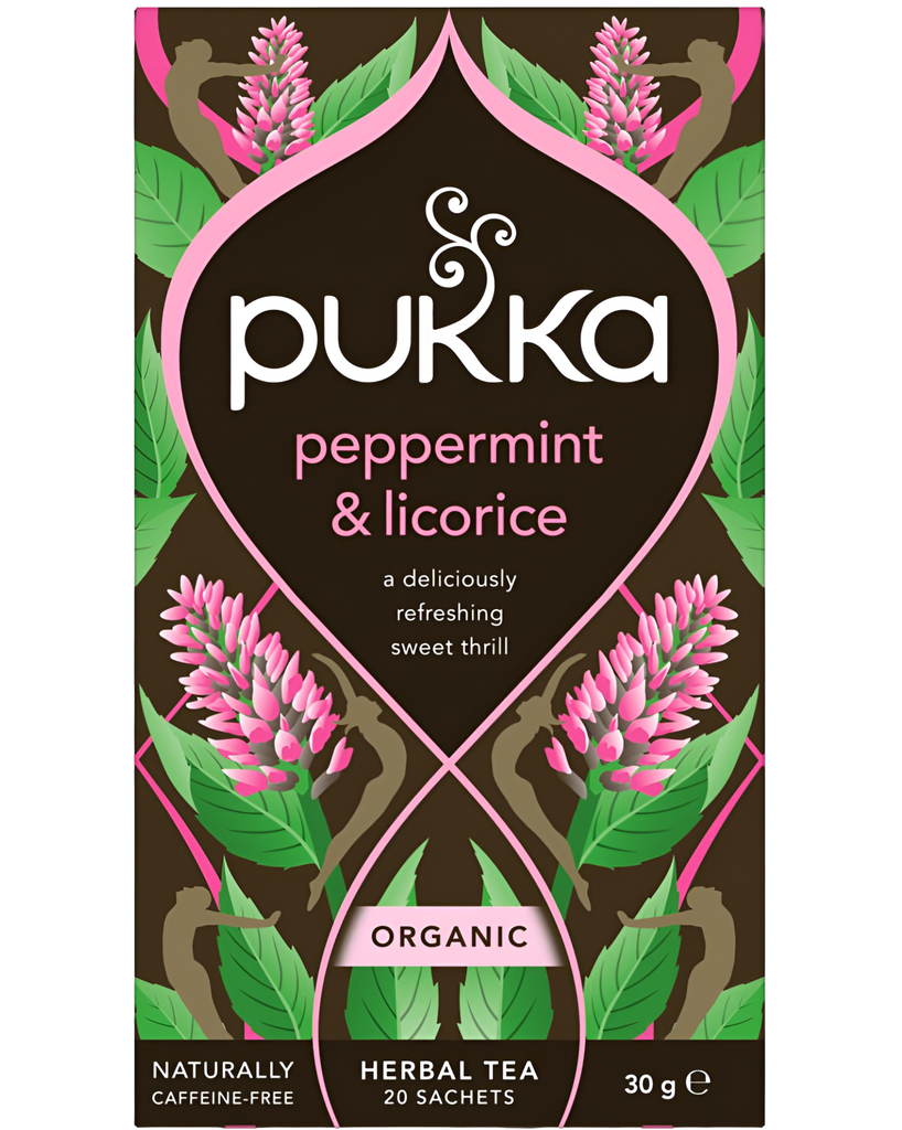 Pukka Organic Teas - Peppermint & Licorice X 4 X 20pc