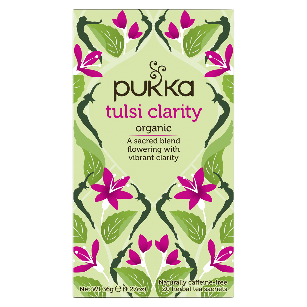 [15% OFF] Pukka Organic Teas - Tulsi Clarity X 4 X 20pc