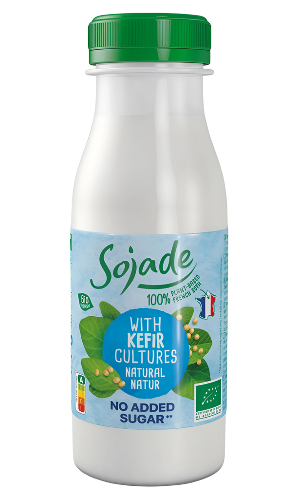 Sojade Organic Vegan Kefir Drinks - Unsweeetened Soya X 6 X 250ml