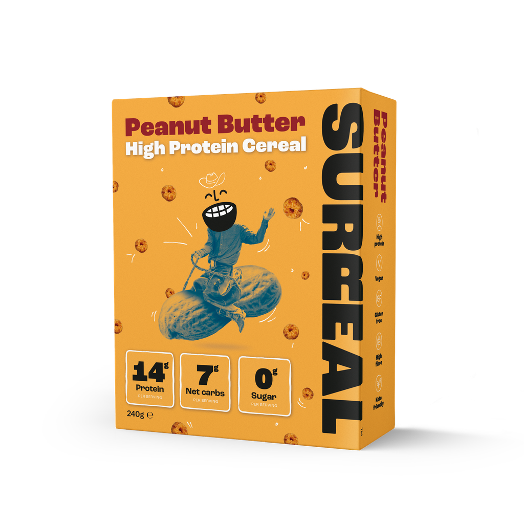 Surreal High Protein Cereal - Peanut Butter X 6 X 240g