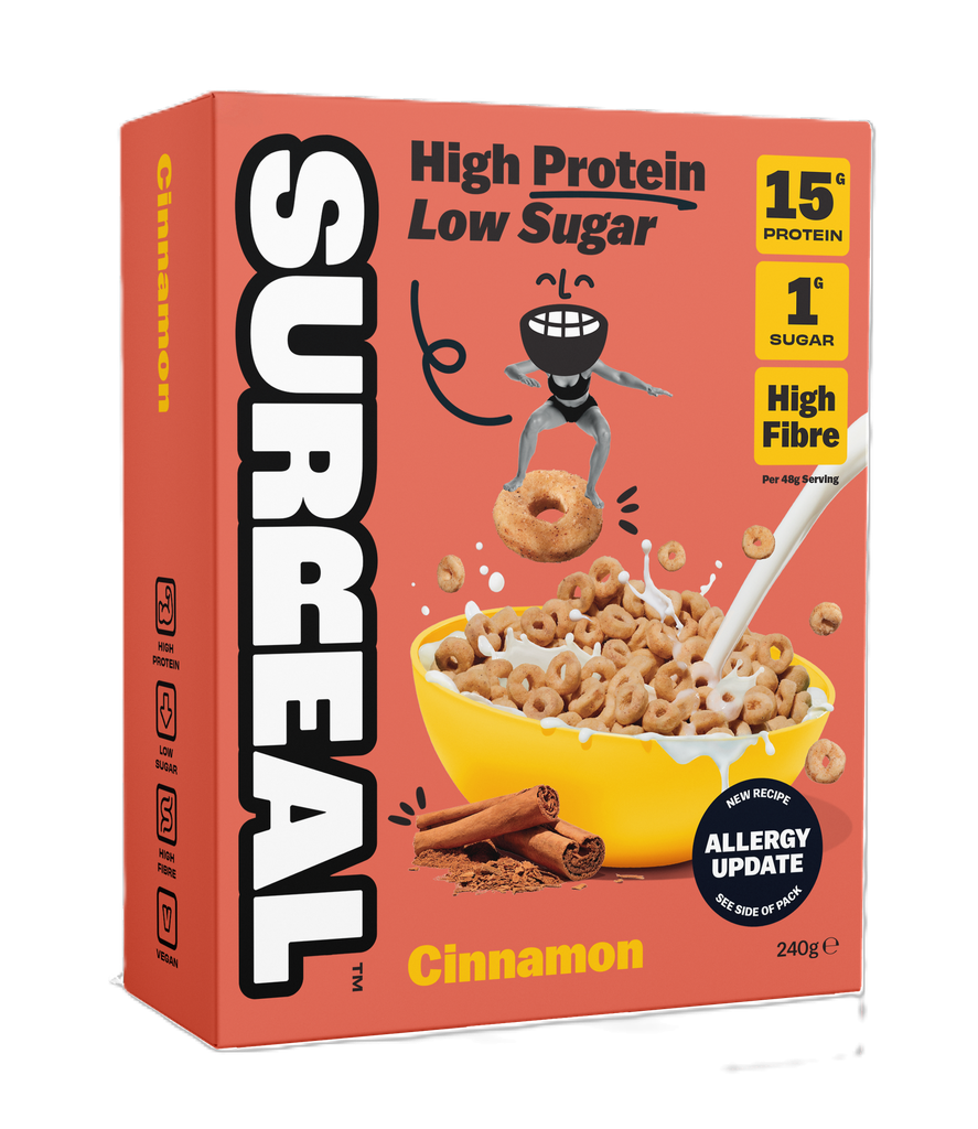 [15% OFF] Surreal High Protein Cereal - Cinnamon X 6 X 240g