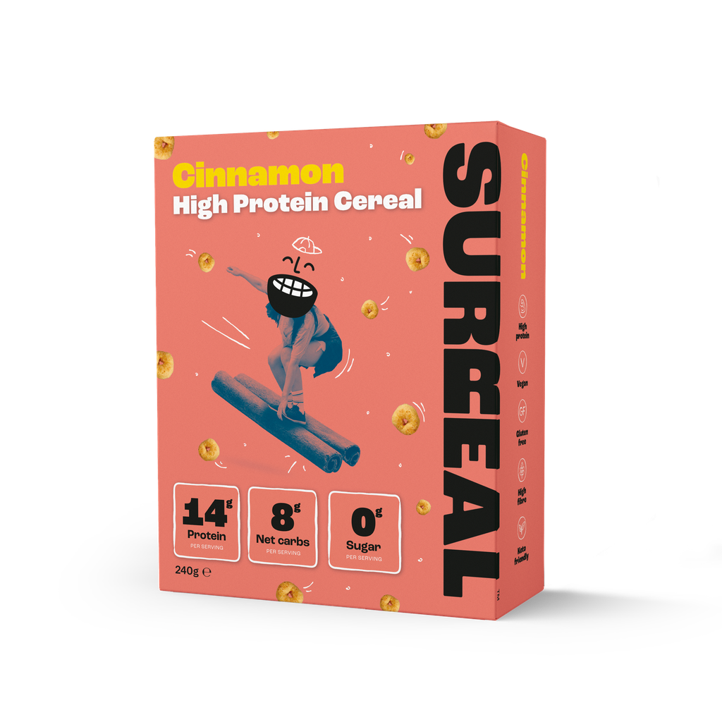 Surreal High Protein Cereal - Cinnamon X 6 X 240g