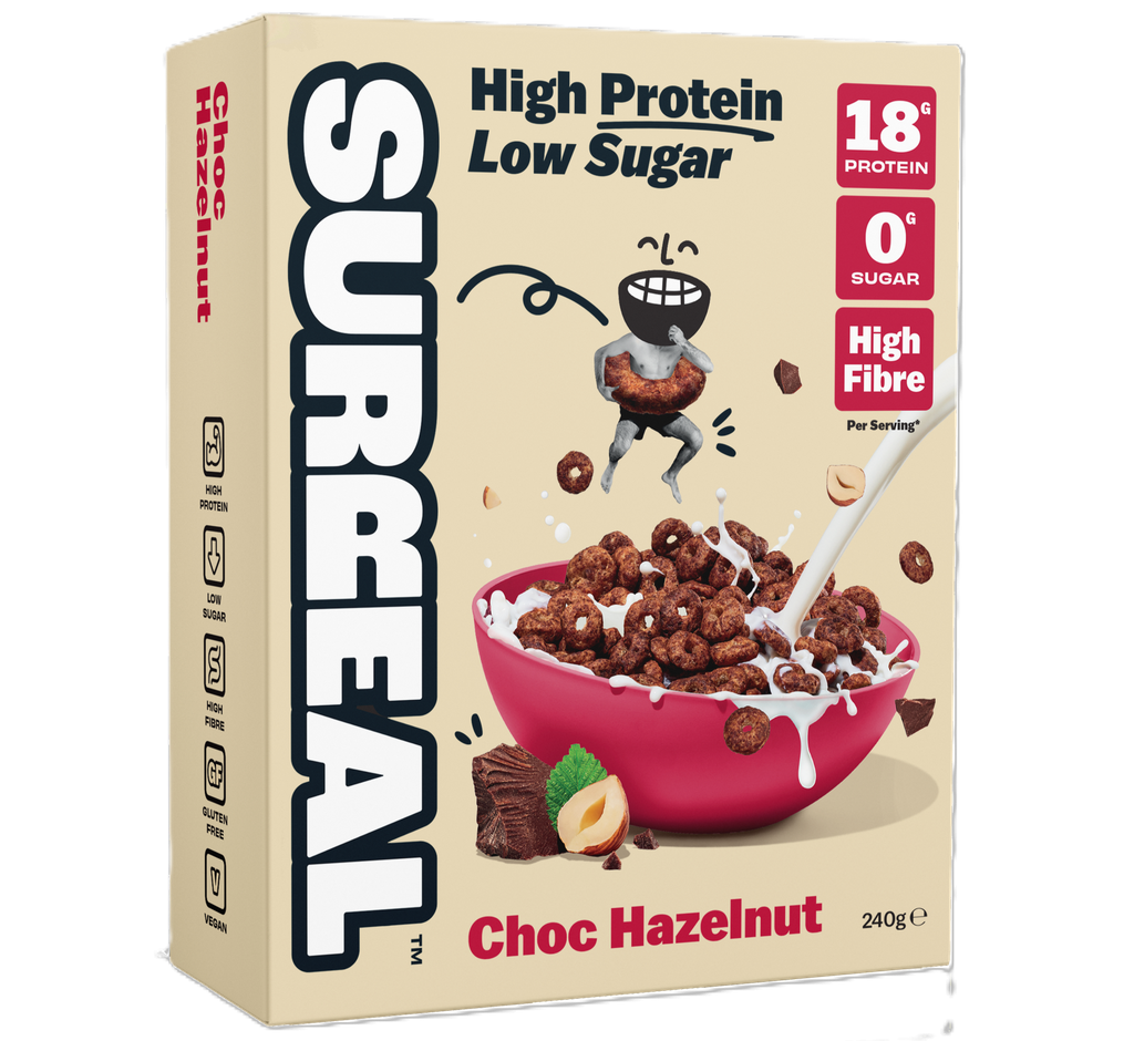 Surreal High Protein Cereal - Choc Hazelnut X 6 X 240g