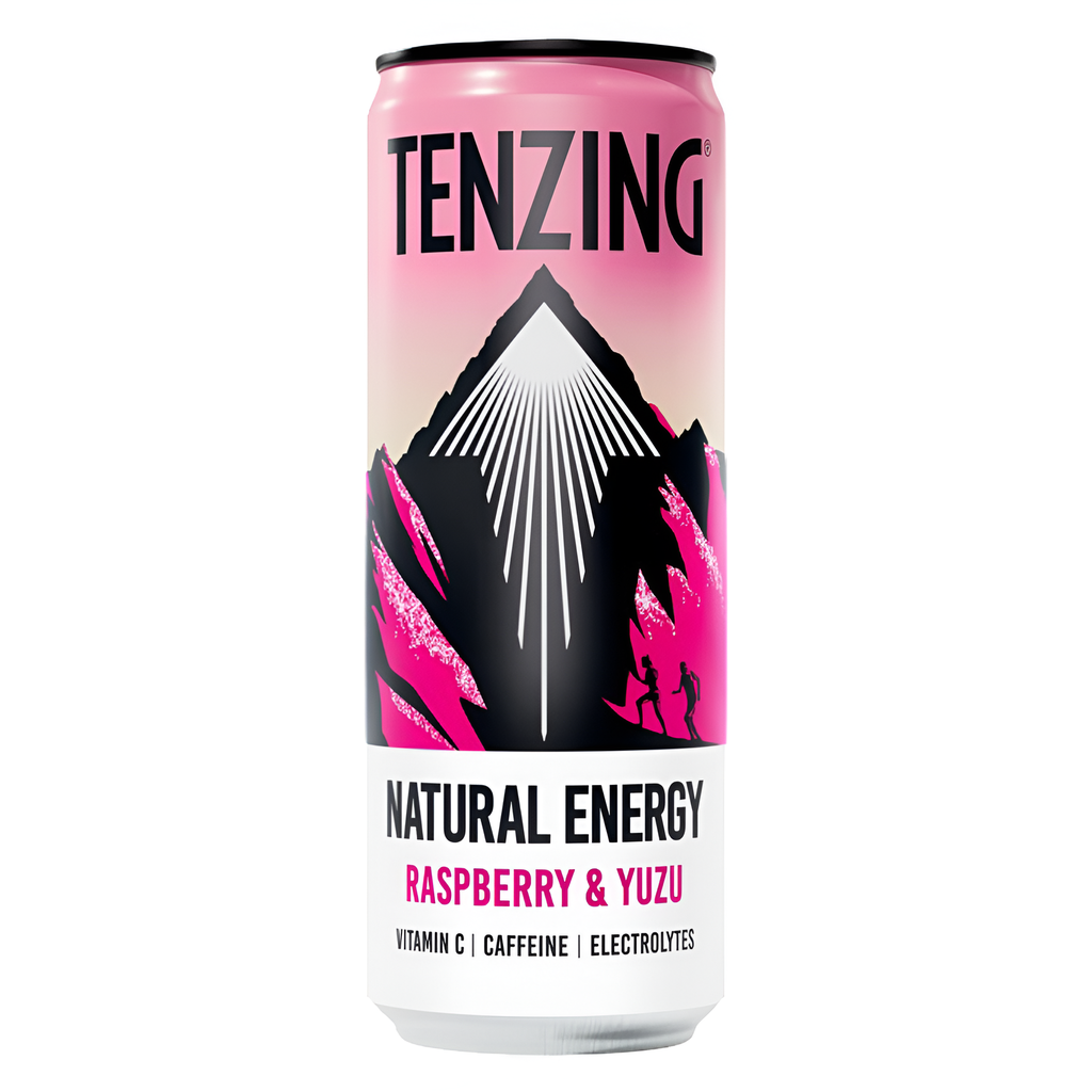 Tenzing Natural Energy Drink - Raspberry and Yuzu X 12 X 250ml