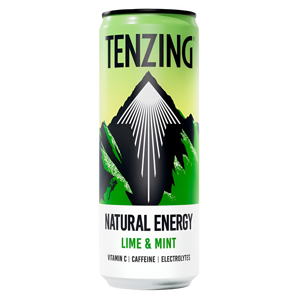 Tenzing Natural Energy Drink - Lime and Mint X 12 X 250ml