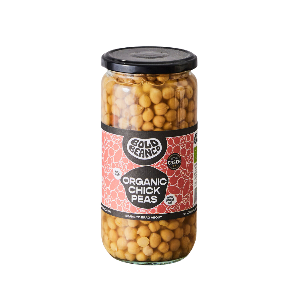 Bold Bean Co Organic Chickpeas - LARGE Chickpeas X 12 X 700g