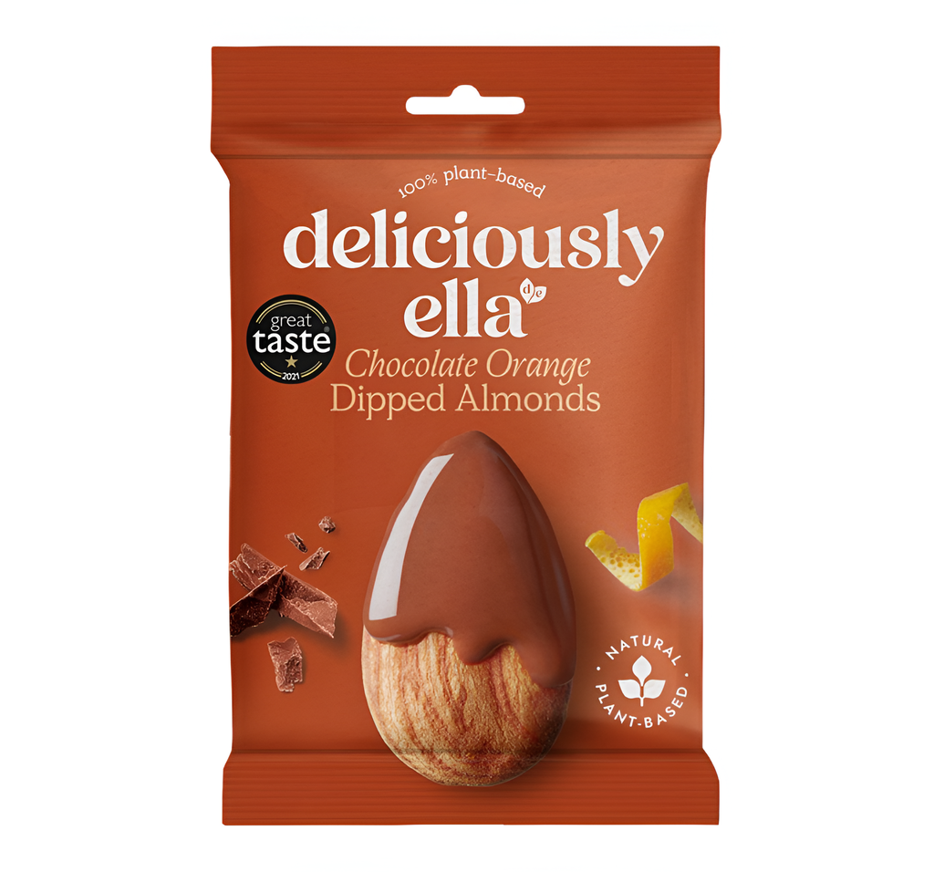 Deliciously Ella Chocolate Almonds - Orange X 12 X 27g